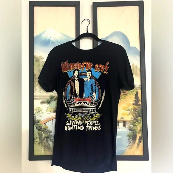 Black Supernatural T-Shirt - Picture 1 of 3